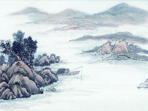 简述中国山水画之美，从图片看其简单背后的深邃